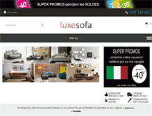 Tablet Screenshot of luxesofa.com